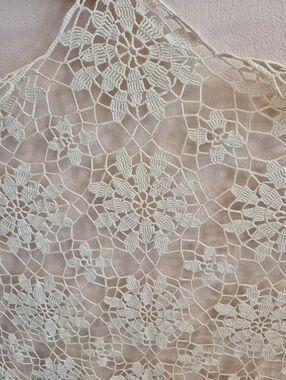 Crochet Table Cloth Floral Pattern